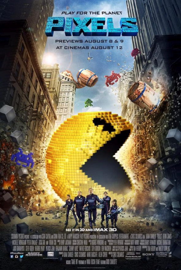 Pixels (2015) Movie Poster