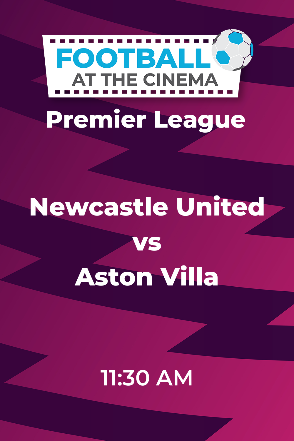 PL Newcastle United v Aston Villa Movie Poster